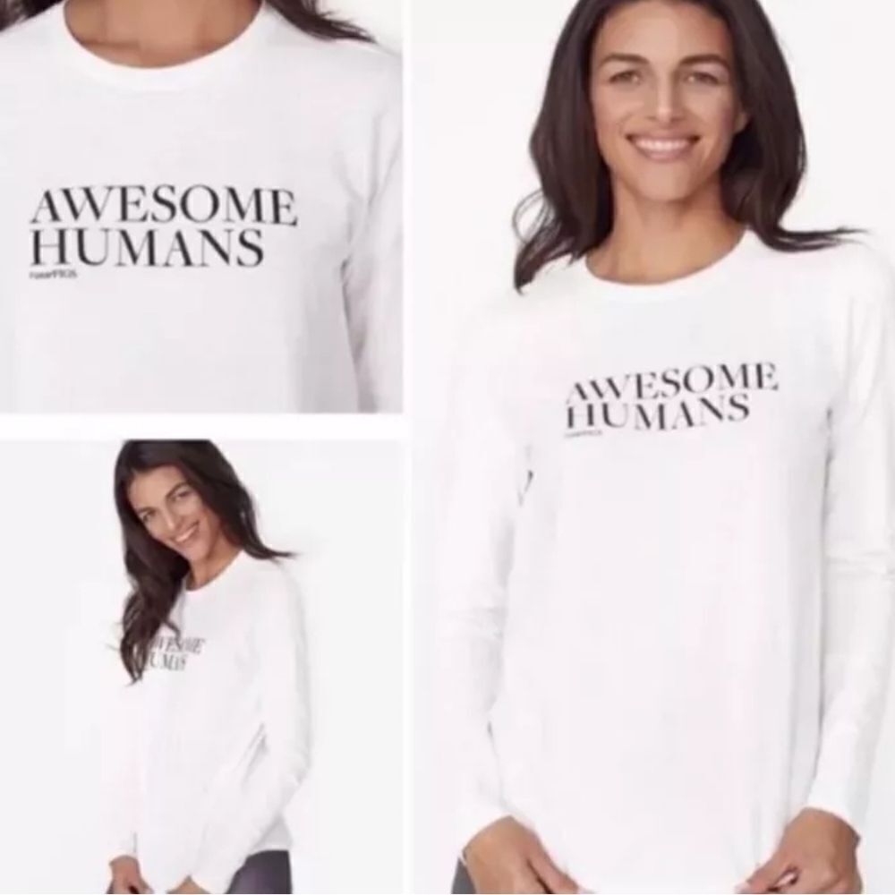 Figs Underscrub Long Sleeve T Shirt Women’s White Nurse Uniform Size XS